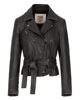 Lederjacke MISTRUST Schwarz | XS