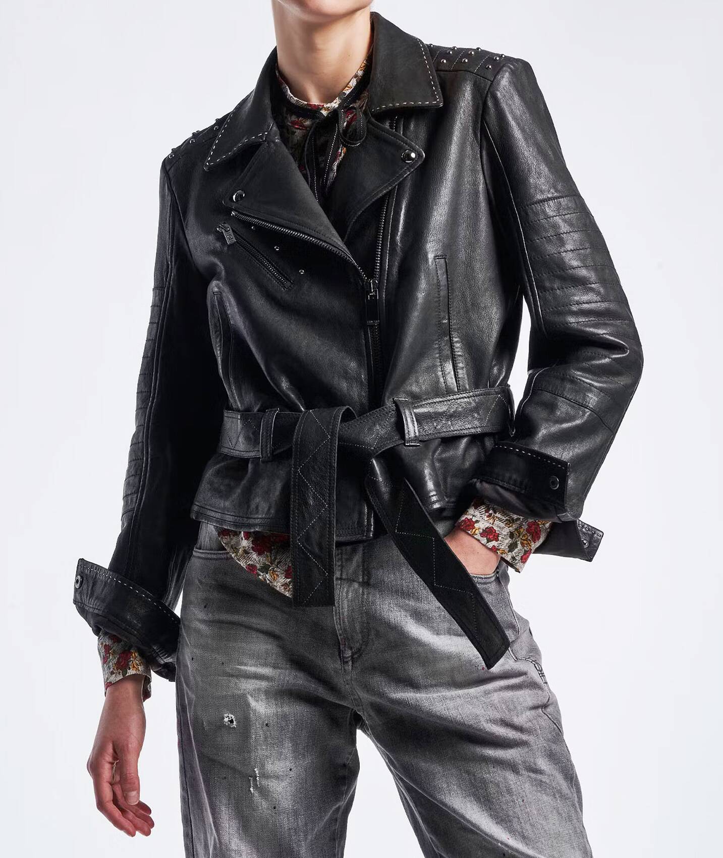 Leather Jacket MISTRUST | HIGH